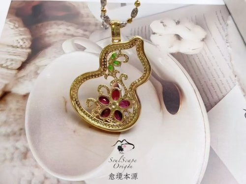 炽红凝露项链