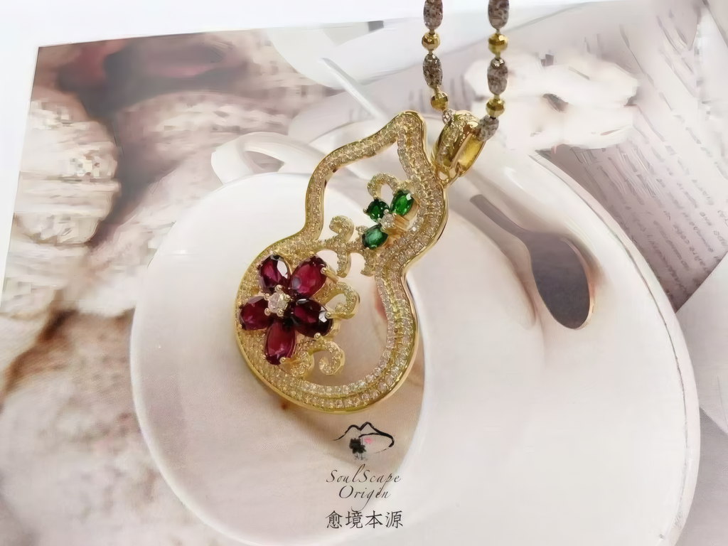 炽红凝露项链